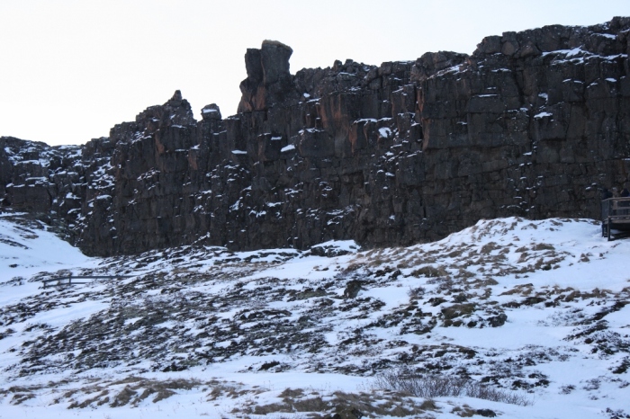 Stone Walls Þingvellir National Park Iceland